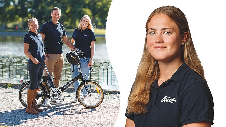 Energikontoret i Mälardalens projektledare Sofia Ekbring har hjälpt anrika Cykelhörnan i Enköping minska butikens elanvändning.