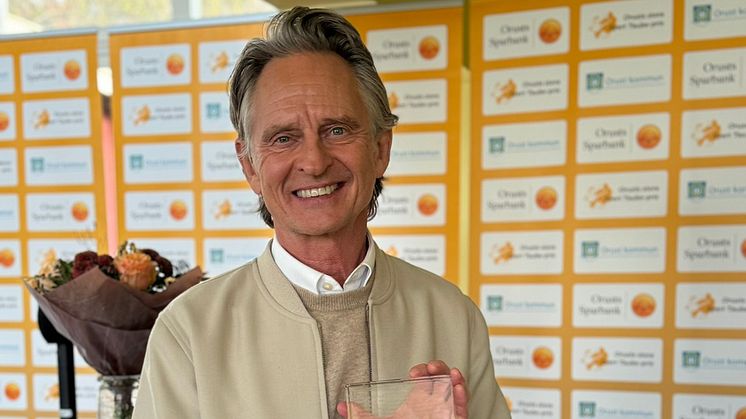 Thomas "Orup" Eriksson mottager Orusts stora Evert Taube-pris 2024.