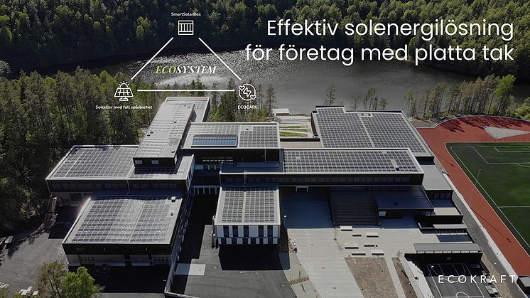 ECOSYSTEM Professional: Effektiv solenergilösning för företag med platta tak