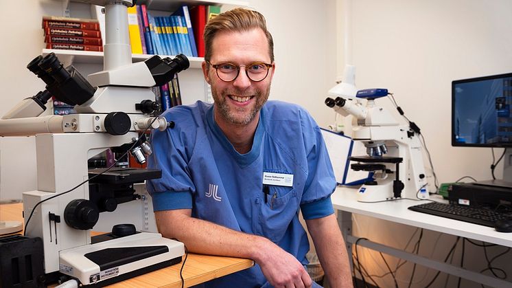 Specialistläkare och docent Gustav Stålhammar. Foto: Eva Tov.