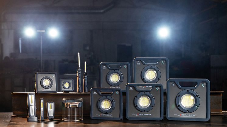 LED-arbetslampor med minimerad miljöpåverkan.