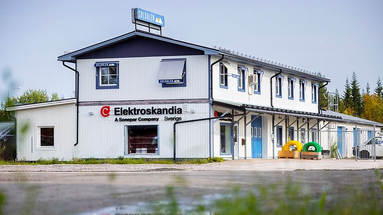 Elektroskandias nya butik i Gällivare, Upplagsvägen 14.
