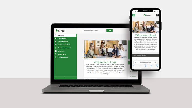 Med den digitala portalen Kontek Guides hanterar och samlar du viktiga rutiner och processer för dina medarbetare och chefer på ett ställe.