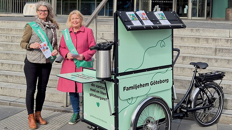 Nu syns Familjehem Göteborg på stadens gator och torg med budskapet: "Vill du dela din vardag med en liten göteborgare?" 