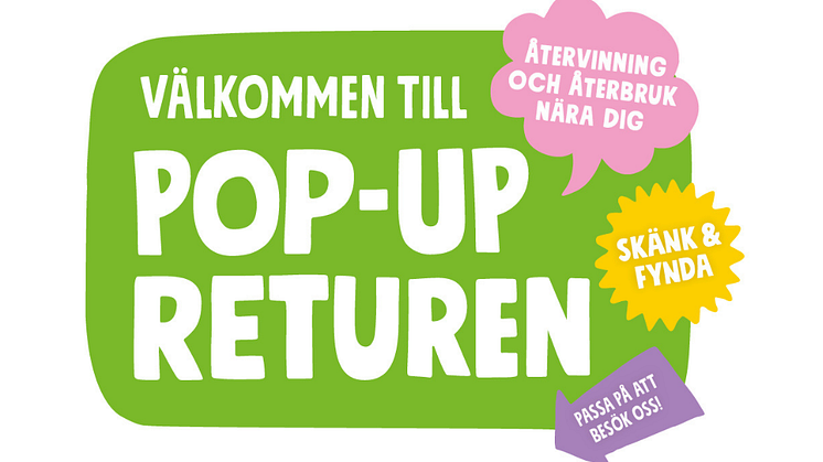 Ny säsong med Pop-up returen - återvinning och återbruk nära dig