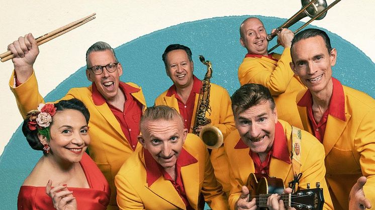 Live optræden på Nytorv med det berømte engelske swing band, Jive Aces 