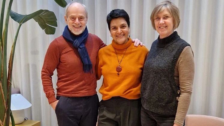 Ljot Strömseng, Mohanna Heibati och Ann Elfström Broo, Bjerking