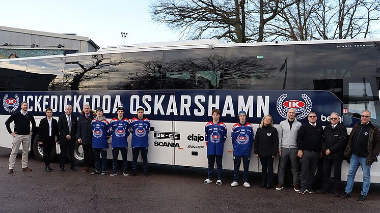 Ny spelarbuss rullar in – Bergkvara och IK Oskarshamn växlar upp tillsammans