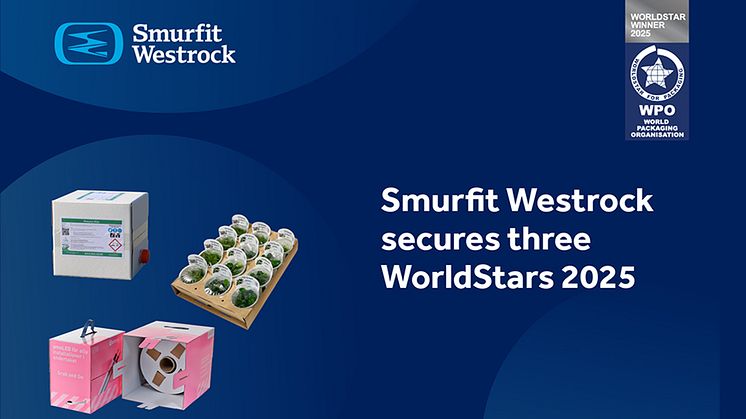 Smurfit Westrock Skandinavien är stolta över att ha vunnit tre prestigefyllda WorldStars vid årets WorldStar Packaging Competition 2025.