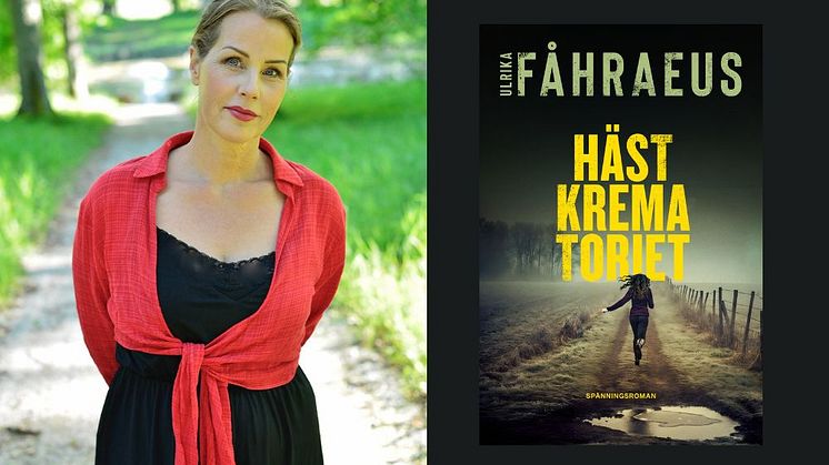 Ulrika Fåhraeus, författare till "Hästkrematoriet". Foto: Erik Rundelius