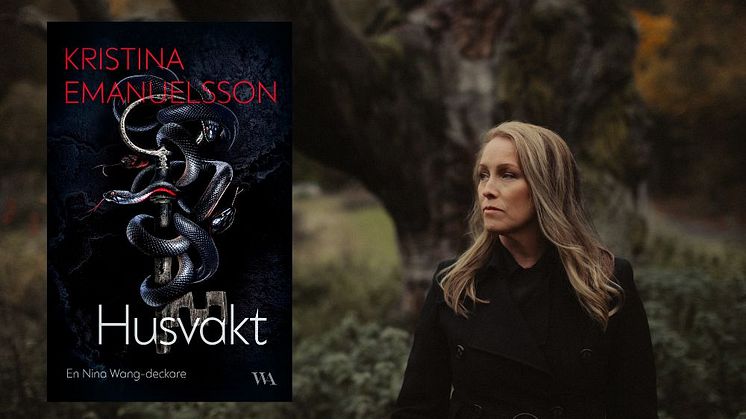 Kristina Emanuelsson, aktuell med deckaren Husvakt