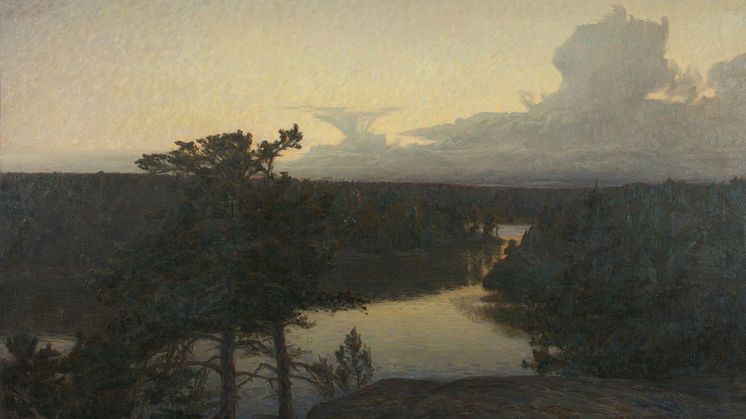 Prins Eugen, Det klarnar efter regn, 1904. Olja på duk, 100 x 160 cm. Foto: Lars Engelhardt, Prins Eugens Waldemarsudde 
