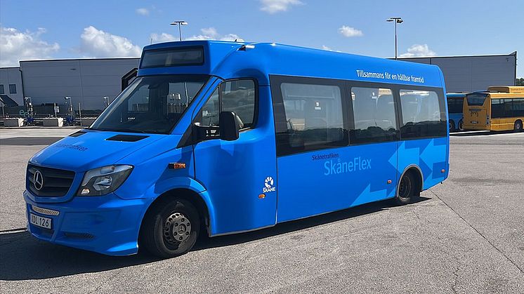 Så här kommer SkåneFlex-bussarna att se ut.