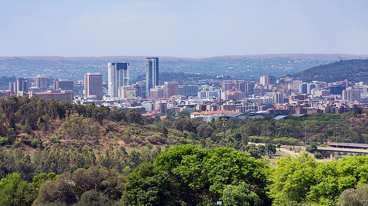 Pretoria i Sydafrika är en av de platser där man nu genomför luftmätningar. Foto: Tanya Keisha/Shutterstock