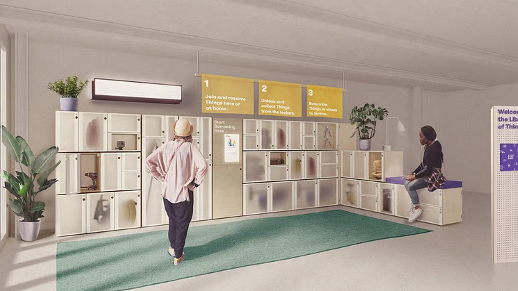 En illustrationsbild över hur en delningsstation kan se ut.