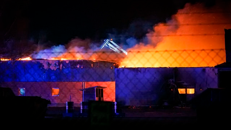 Brand på Trio Perfekta i början på mars  (©Kristianstadsbladet)