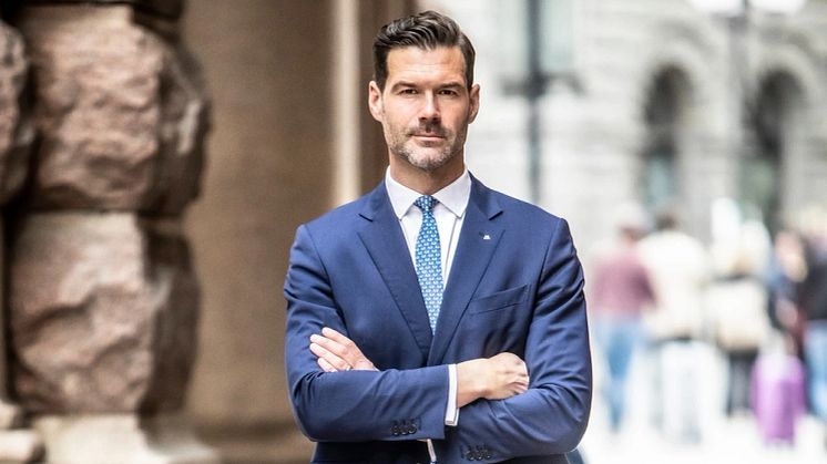 Johan Forssell föreslås till omval som förbundsordförande för Moderaterna i Stockholms stad