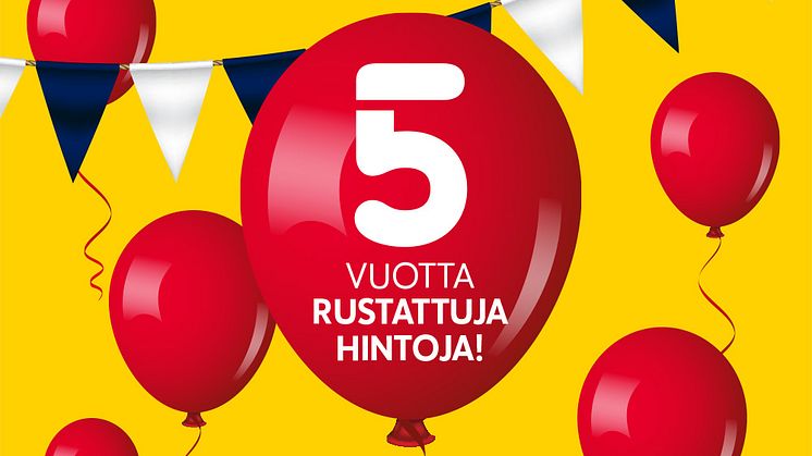 Rusta 5 vuotta Suomessa – kasvaa ja tarjoaa uusia asiakaspalvelukanavia
