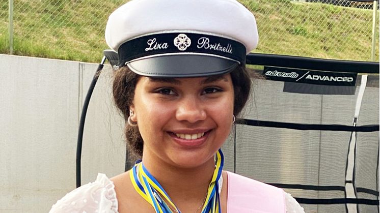 Liza Britzelli på sin studentdag - foto: privat