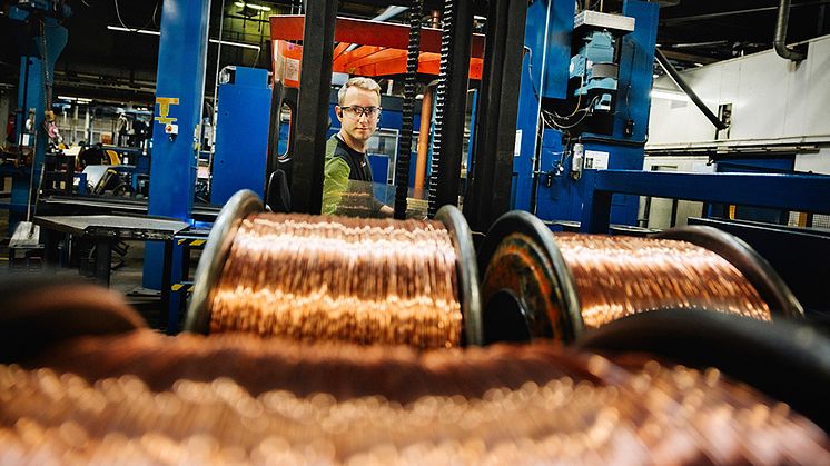 Nexans mål är ambitiöst – minst 30 procent återvunnen koppar globalt år 2030.