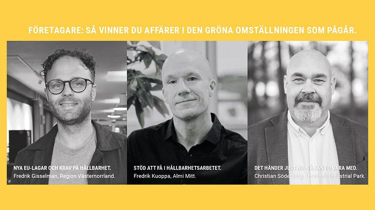 Välkommen på seminarium: GREEN DEAL, AFFÄRSMÖJLIGHETER ELLER HOT MOT DIN VERKSAMHET?