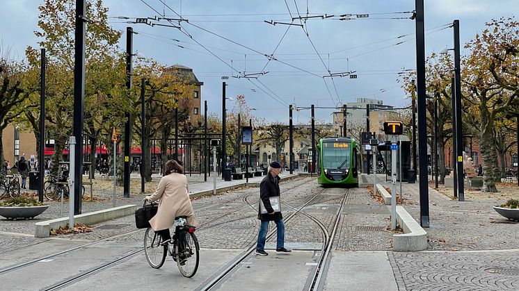 I december 2020 öppnade den nya spårvägen i Lund för trafik. Det gav Trivector Traffic och LTH den sällsynta möjligheten att 