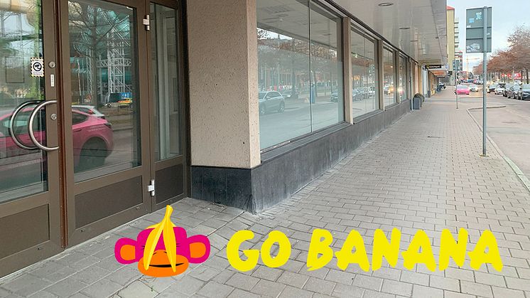 Till sommaren öppnar Go Banana sin första butik i Göteborg 