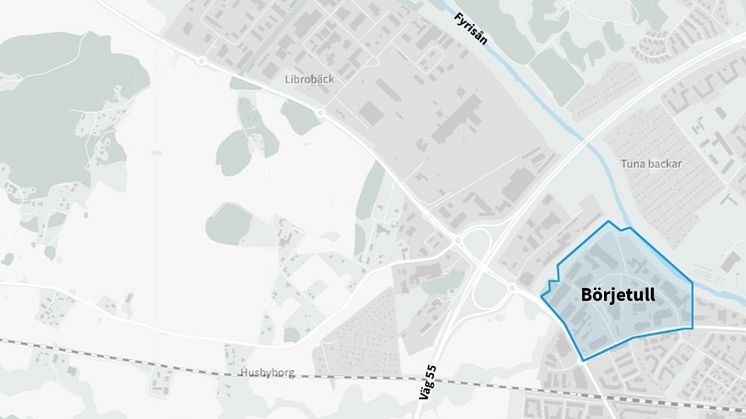 Bjerking projekterar i Uppsalas nya bostadsområde Börjetull