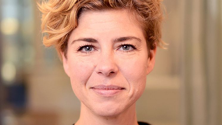 Maria Distner, chef för People & Culture på Riksbyggen
