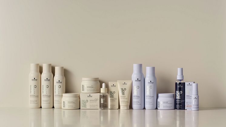 Nyhet! BLONDME Care från Schwarzkopf Professional lanseras med ny formula och design för starkare hår