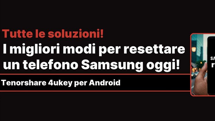 resettare samsung bloccato