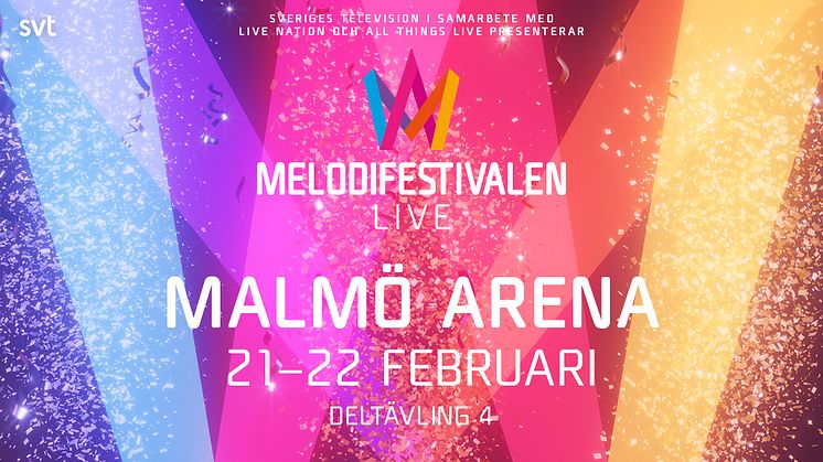 Turnéstäderna för Melodifestivalen 2025 klara - Malmö Arena får deltävling 4 21-22/2 2025