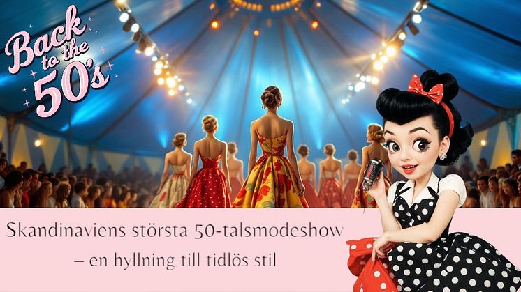 GLINDER skapar Skandinaviens största modeshow inom 1950 tals mode. En hyllning till den tidlösa stilen