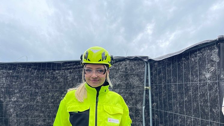 NTNU-student Marthe Kristine Nilsen (22) kommer tilbake til universitetet i Trondheim med fersk felterfaring fra Cautus Geo. 