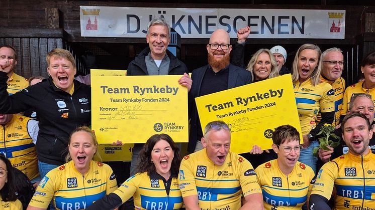 21,5 miljoner från Team Rynkeby efter ännu ett år av uthålligt cyklande och insamlingsarbete