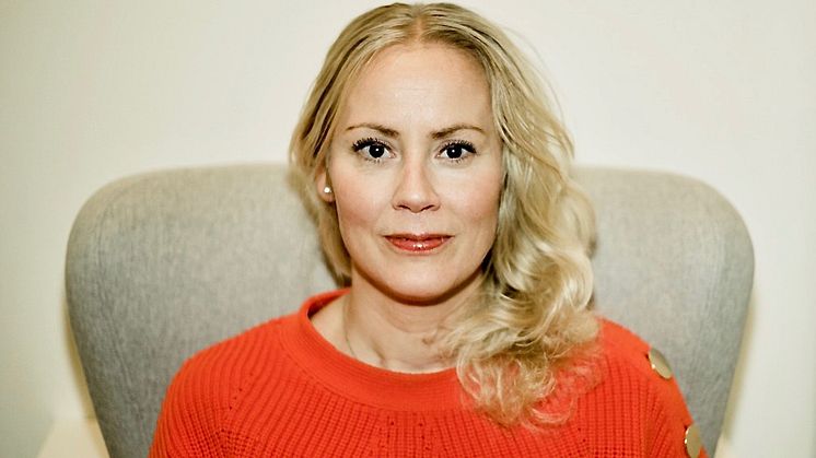 Maria Forsström medverkar under kvällen. Foto: Håkan Bergström