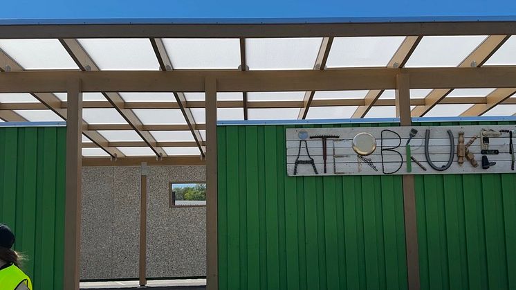 Återbruket i Vankiva har premiär den 4 juni. Foto: Hässleholm Miljö