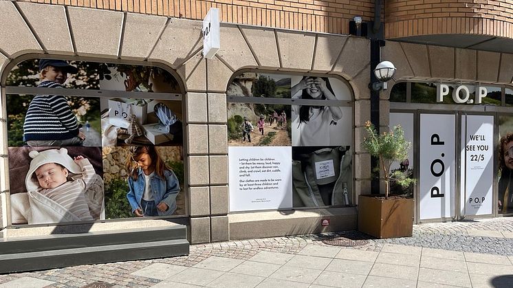 Ny butik för PO.P på Södra Förstadsgatan i Malmö.