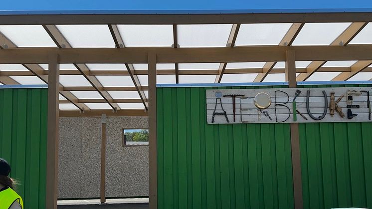 Återbruket i Vankiva har premiär den 4 juni. Foto: Hässleholm Miljö
