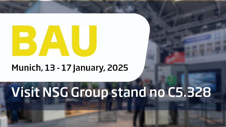 NSG Group på BAU 2025 - med fokus på resursbevarande och hållbarhet