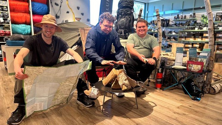 Tipi og bål i efterårsferien ved Friluftsland i Herning