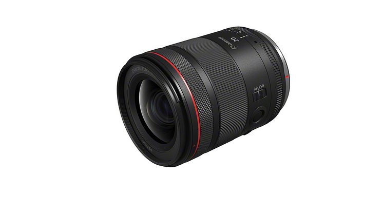 Nya hybridobjektivet Canon RF 20mm F1.4L VCM - ett ljusstarkt ultravidvinkelobjektiv. 
