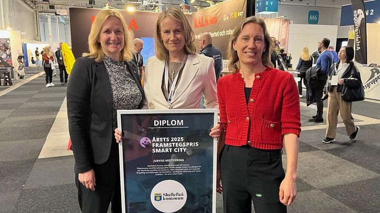 Kristina Sundin Jonsson, Kommundirektör Skellefteå kommun mottar Framstegspriset