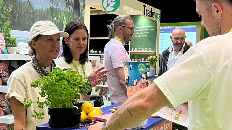 Oh Mungood och Dig på Natural and Organic Products Expo i London