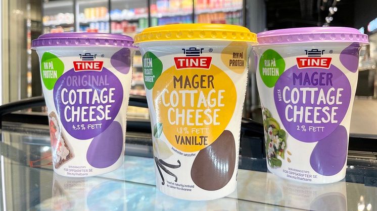 TINE investerer 25 millioner for å møte etterspørselen etter Cottage Cheese