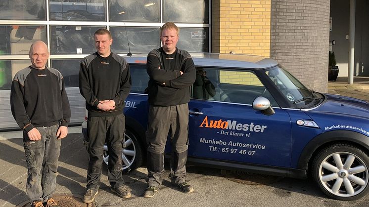 Munkebo autoservice medarbejdere