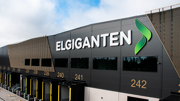 Elgigantens nya lager söder om Jönköping som kommer att rymma deras kökslinje "Epoq".