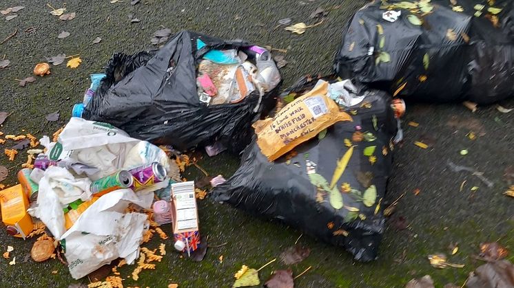 Waste dumped at Haworth Walk, Radcliffe.