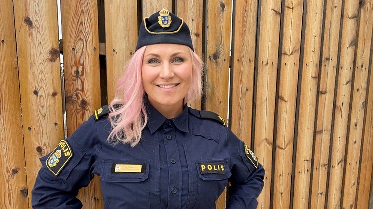 Emma Svensson blir i sin nya roll som kommunpolis en viktig länk mellan polisen och kommunen.
