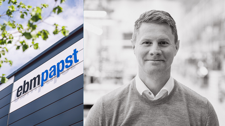 ebm-papst välkomnar Peter Bodin som försäljningschef för avdelning Ventilation-Retrofit.